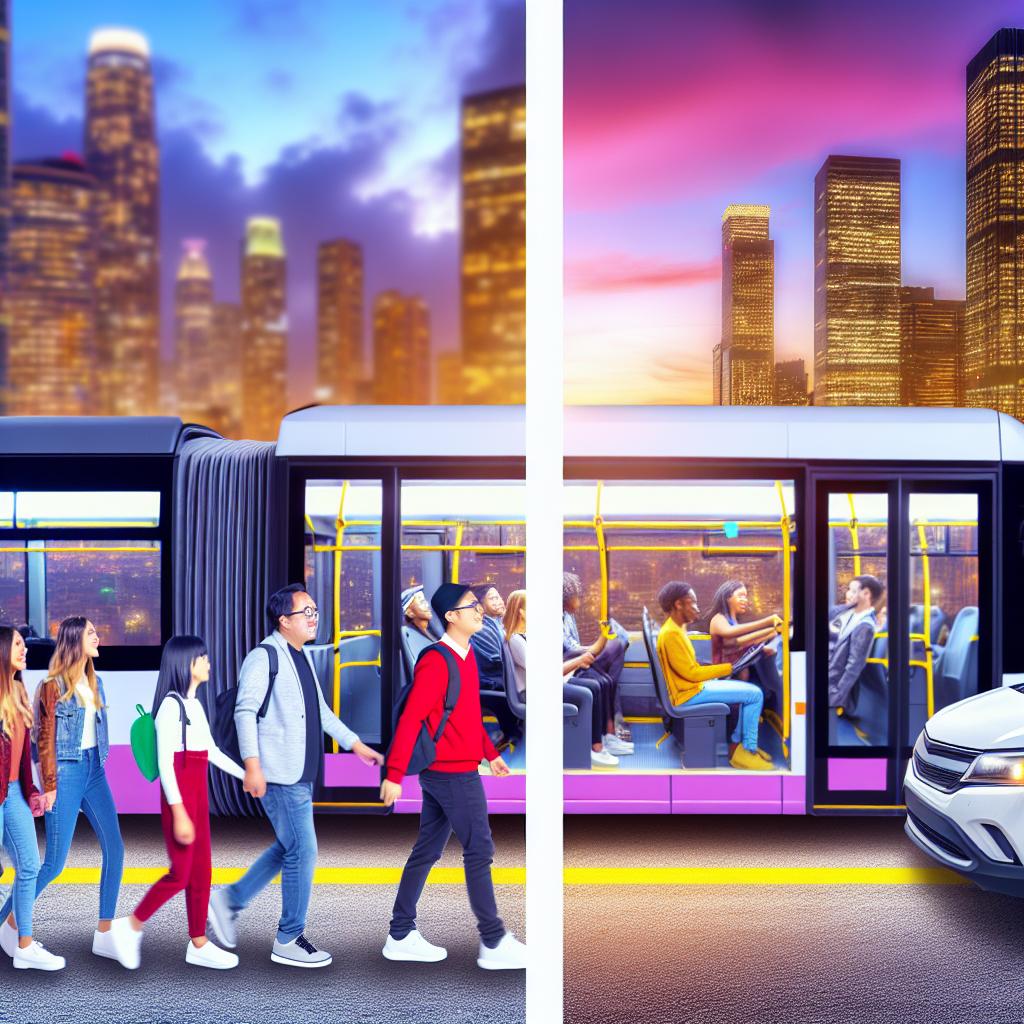 Use public transportation instead of owning a car.