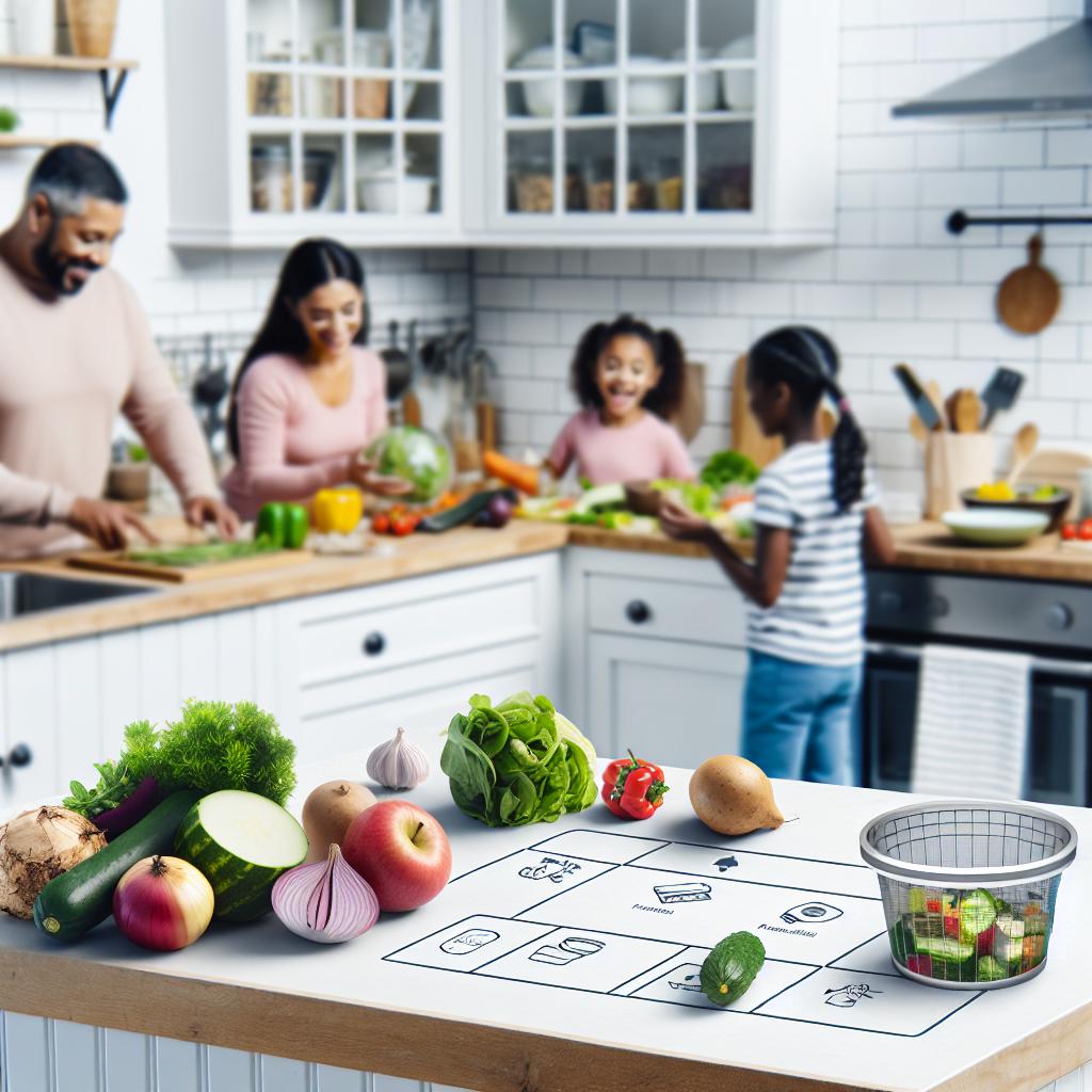 Plan your meals to reduce food waste.