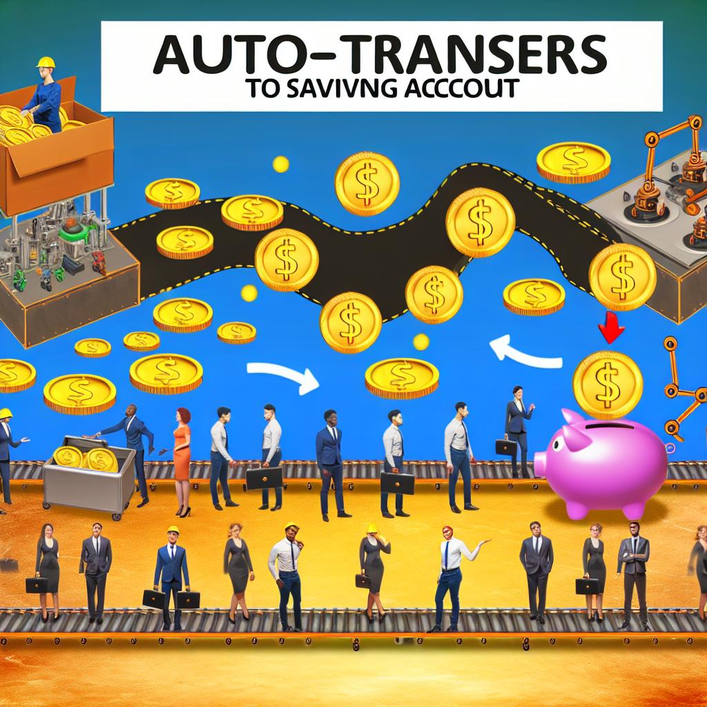 Set up automatic transfers to a savings account.