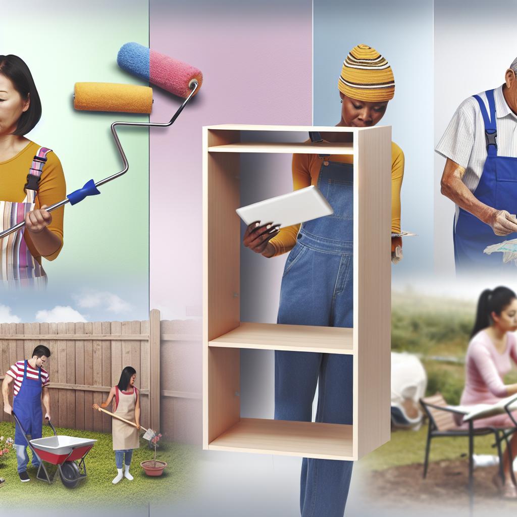 Opt for DIY projects instead of hiring professionals.