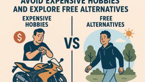 Avoid expensive hobbies and explore free alternatives.