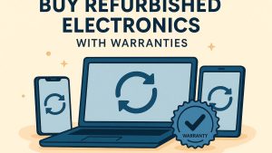 Buy refurbished electronics with warranties.